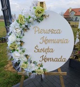 Tablica powitalna na komunię 