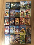 Kasety VHS bajki i filmy stan bardzo dobry kolekcja 25 sztuk.