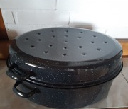Brytfanna duża, nowa z defektem.