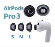Końcówki piankowe Memory Foam do AirPods Pro 3 S/M/L pianka z pamięcią