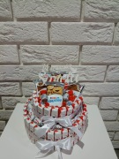 Zestaw słodyczy Kinder prezent na komunię box ze słodyczy 