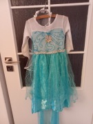 Sukienka księżniczki z opaską na przebranie bal karnawałowy roz 120