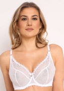 Biustonosz miękki Samanta Mona A125 90F, biała, bralette
