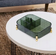 Organizer kuferek szkatułka I butelkowa zieleń I złote dodatki I Smukee