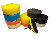 Zestaw gąbek polerskich 80mm, gąbka plaster miodu 