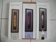 Afrykańska maska w ramce ozdoba ścienna tryptyk Afryka cena za 3 NOWE