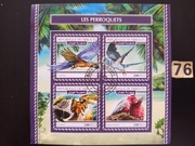 Ptaki , bloczki kasowane , 76 [ 10 bloczków ]