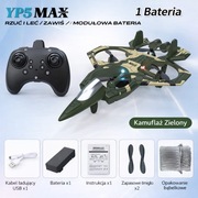 DRON RC YP5 MAX – MYŚLIWIEC FUTURYSTYCZNY | LED | 360° | IDEALNY NA PREZENT