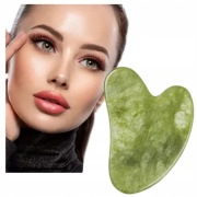 Gua Sha masażer w kształcie serca masaż szyi skóry narzędzie zdrowotne