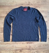 Granatowa bluza męska EDC BY ESPRIT Rozmiar S | 100% Bawełna | Klasyczna