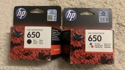 Tusz HP 650 zestaw kolor i czarny Oryginalny