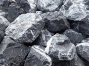 Bryła Nero Venato skała czarna głaz antracyt Bazalt kora kamień Oświęcim