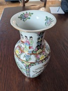 Porcelanowy chiński wazon typu Rose Medallion/Famille Rose