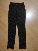 Spodnie czarne z gwiazdami 