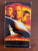 Kaseta VHS z filmem "Armagedon"