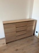 Komoda z szufladami 400 x 1600 x 1000 mm