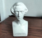 Fryderyk Chopin, popiersie ceramiczne, figurka