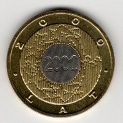 Moneta 2 zł 2000 Milenium