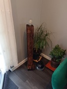 Lampa Loft drewniana belka 