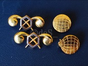 US Army Navy Chemical Corps / Electrician Specialty - korpusówki 2 Wojna