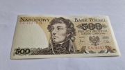 500 zł banknot PRL Polska 1982r. seria FN