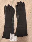 Rękawice rękawiczki taktyczne strzeleckie czarne nowe 619/MON 19 wojskowe