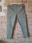 SPODNIE 44 denim zielone