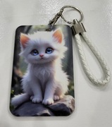 Identyfikator etui na kartę przepustka smycz pokrowiec holder