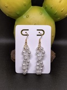 Kolczyki perełki skręcane 