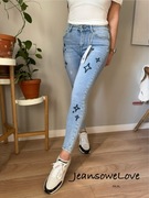 Jeansy m.sara push up elastyczne XL