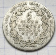 #3805 Niemcy Prusy 1/6 talara 1812 A srebro 