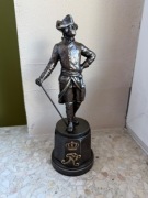 Figurka posąg Króla Fryderyka II antyk