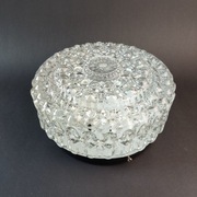 Plafon szklany okrągły , szkło "bubble glass" , stan bardzo dobry