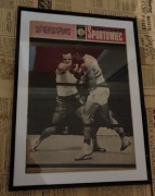 Jerzy Kulej Boks 1968 Meksyk Olimpiada pięściarz ramka historia vintage 