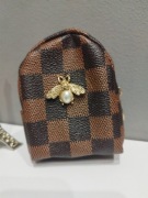 Breloczek torebka z pszczółką 