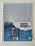 Koszulki na dokumenty DONAU, PP, A4, groszkowe, 40mikr., 25szt.