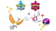 Pokemon Sword/Shield Shiny Lugia + Ho-Oh