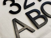 Litery cyfry dekoracyjne na ścianę wysokość 40cm