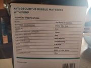 Materac przeciwodleżynowy z kompresorem 