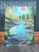 Obraz akryl na płótnie 30x40 - Żywa woda no. 0.2