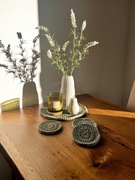 Zestaw podkładek 4 szt. pod kubki + większa podkładka na stół