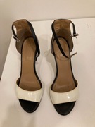 Eleganckie szpilki ze skóry lakierowanej