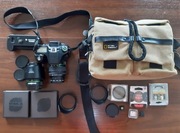 Zestaw PENTAX K200D, 2 obiektywy, grip, filtry, torba.TYLKO 10.5 tys. zdjęć