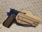 Kabura taktyczna Colt 1911 ASG coyote Khaki na pasek wymienne zaczepy