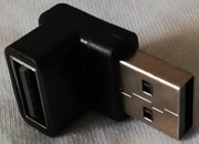 złączka przejściówka złącza usb 3.0 adapter kątowy 90 stopni