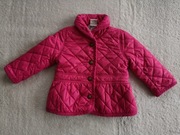 Różowa elegancka pikowana kurtka Ralph Lauren 68 - 74