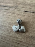 Pandora oryginalny charms serce mama syn 