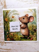 Kartka na Roczek Myszka