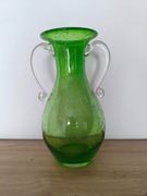 Wazon amfora Fiedorowicz Ząbkowice antico zielone szkło