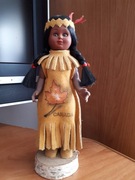 Lalka z Kanady Vintage Indianka Native